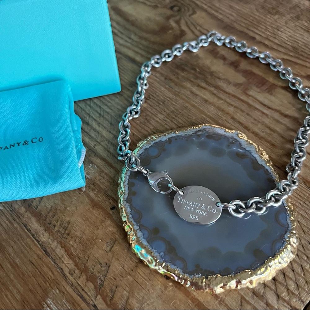 Authentic Tiffany & Co.® Return to Tiffany® Oval Tag Necklace